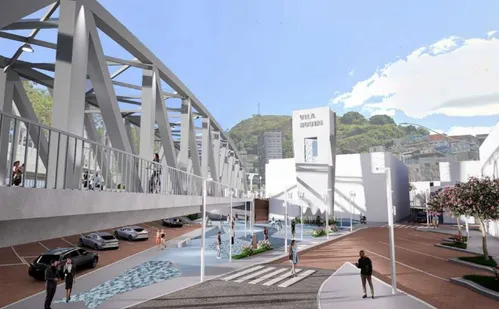 
          Imagem ilustrativa da imagem Novos galpões, praça coberta e passarelas na Vila Rubim
          