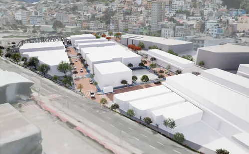 
          Imagem ilustrativa da imagem Novos galpões, praça coberta e passarelas na Vila Rubim
          