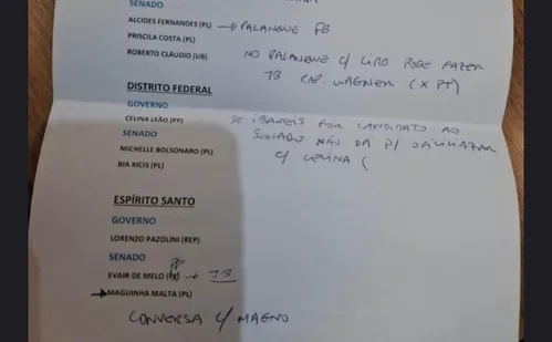 
          Imagem ilustrativa da imagem PL capixaba nega veracidade de lista que cita Pazolini e Evair de Melo
          