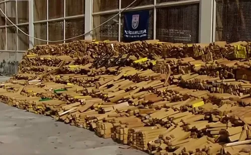 
          Imagem ilustrativa da imagem PM apreende 48 toneladas de maconha em bunker no Complexo da Maré, no Rio
          