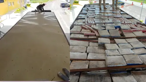 
          Imagem ilustrativa da imagem PRF apreende 1,9  tonelada de maconha no teto de caminhão frigorífico em Juazeiro
          