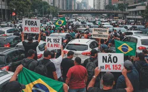 
          Imagem ilustrativa da imagem Regras para trabalho por aplicativos são adiadas após protestos
          