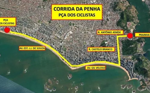 
          Imagem ilustrativa da imagem Ruas de Vila Velha serão interditas domingo para corrida e Romaria dos Cavaleiros
          