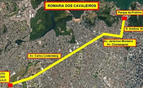 
          Imagem ilustrativa da imagem Ruas de Vila Velha serão interditas domingo para corrida e Romaria dos Cavaleiros
          