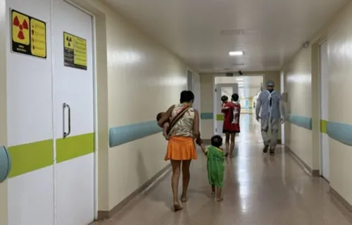 
          Imagem ilustrativa da imagem Surto de coqueluche mata crianças Yanomami em Roraima: ‘Estamos muito preocupados’
          