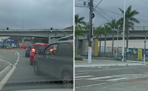 
          Imagem ilustrativa da imagem Travessia de carros alegóricos complica trânsito nos acessos para Vitória
          