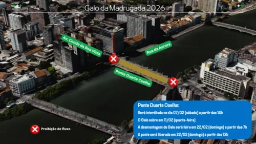 
          Imagem ilustrativa da imagem Veja o plano de mobilidade para o Galo da Madrugada e outros locais do Recife
          