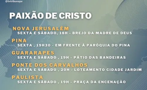 
          Imagem ilustrativa da imagem Veja onde assistir as últimas encenações da Paixão de Cristo
          