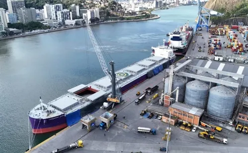 
          Imagem ilustrativa da imagem Vports quebra recordes com 7,9 milhões de toneladas movimentadas em 2025
          