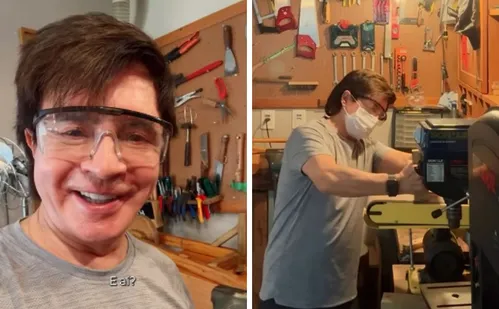 
          Imagem ilustrativa da imagem Xororó faz carriolinha de madeira para os netos e mostra resultado: 'Vô Gepeto'
          