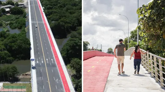 Imagem ilustrativa da imagem João Campos inaugura Ponte Júlia Santiago, a maior do tipo em 40 anos no Recife