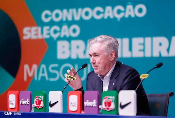 Imagem ilustrativa da imagem Ancelotti faz convocação para amistosos da Seleção contra França e Croácia