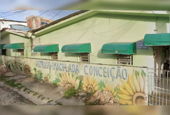 Abrigo Imaculada Conceição, em Olinda, foi o local onde ocorreu o incêndio.