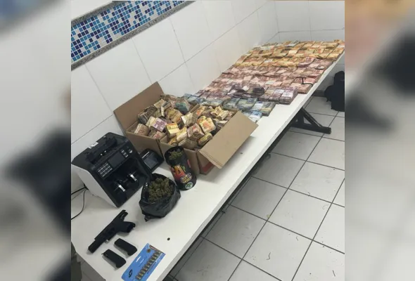 Material apreendido pode ser associado ao crime organizado