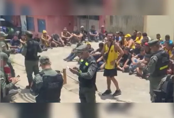 Setor de Inteligência da PM também deteve um torcedor do Santa Cruz que monitorava torcedores rubronegros