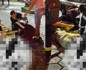 Imagem ilustrativa da imagem Mulher corre atrás de táxi e acaba atropelada por ônibus no Recife