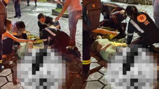 Imagem ilustrativa da imagem Mulher corre atrás de táxi e acaba atropelada por ônibus no Recife