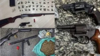Imagem ilustrativa da imagem Operação da PMPE apreende 28 armas na Região Metropolitana do Recife