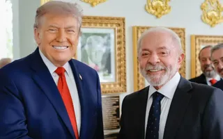 Imagem ilustrativa da imagem Trump elogia Lula como "muito dinâmico" após reunião de 3 horas na Casa Branca