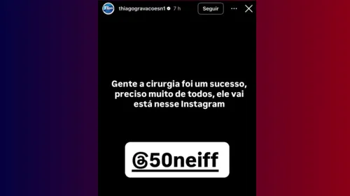 
          Imagem ilustrativa da imagem Anderson Neiff passa por cirurgia e recebe alta após atentado em SP
          