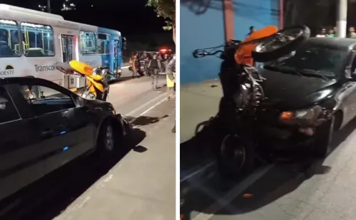 
          Imagem ilustrativa da imagem Motociclista que empinava moto morre após colidir contra veículo parado
          
