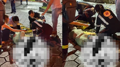 
          Imagem ilustrativa da imagem Mulher corre atrás de táxi e acaba atropelada por ônibus no Recife
          