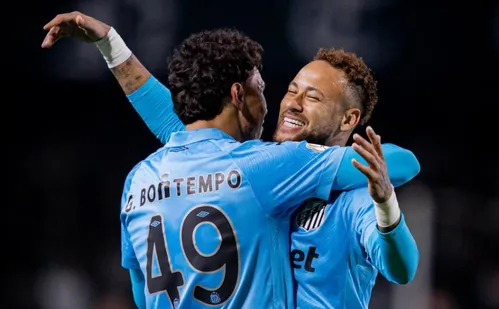 
          Imagem ilustrativa da imagem Neymar faz jogo morno, Santos elimina Coritiba e está nas oitavas da Copa do Brasil
          