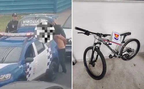 
          Imagem ilustrativa da imagem Suspeito é preso após roubar bicicleta e tentar fugir pela baía de Vitória
          