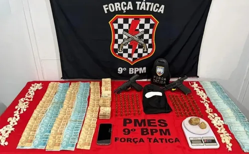 
          Imagem ilustrativa da imagem Traficante ligado ao Comando Vermelho é preso com arma da PM de São Paulo no ES
          