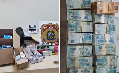
          Imagem ilustrativa da imagem Uma pessoa é presa por comércio ilegal de anabolizantes e R$750 mil são apreendidos
          