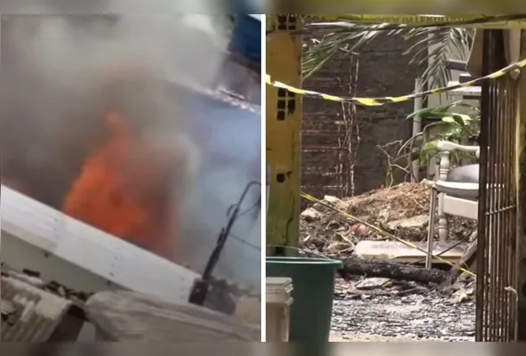 Incêndio começou no quarto da idosa Maria da Luz dos Santos, que era deficiente física