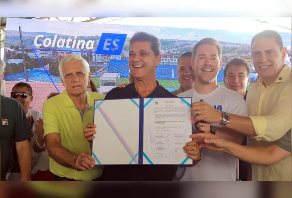 Ricardo Ferraço entre Dr. Pagotto, Renzo Vasconcelos e Josias Da Vitória
