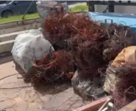 Imagem ilustrativa da imagem Fiscalização da Prefeitura do Recife flagra 200 kg de cobre roubado em ferro-velho