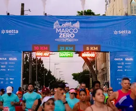 Imagem ilustrativa da imagem Meia Maratona do Marco Zero acontece no domingo (26) com novo percurso