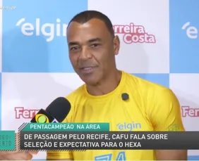 Imagem ilustrativa da imagem No Recife, Cafu defende Neymar, elogia Ancelotti e aprova mescla nas laterais