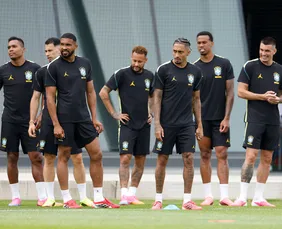 Imagem ilustrativa da imagem Sem Neymar, Seleção Brasileira busca primeira vitória na Copa do Mundo contra Haiti