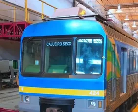 Imagem ilustrativa da imagem Trem adquirido em BH pelo Metrô do Recife fará primeira viagem com passageiros hoje