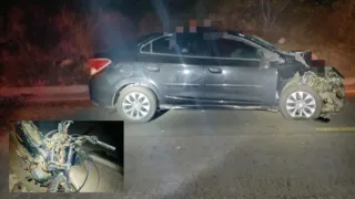 Imagem ilustrativa da imagem Acidente envolvendo moto e carro deixa dois mortos e quatro feridos no Sertão de PE