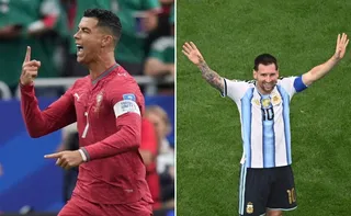 Imagem ilustrativa da imagem Cristiano Ronaldo e Messi novamente em ação neste sábado