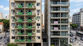 Imagem ilustrativa da imagem Morador é multado por colocar bandeira do Brasil na varanda. Existe isso?