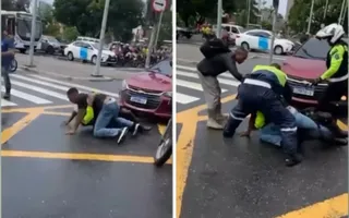 Imagem ilustrativa da imagem Motociclista agride agente da CTTU na Avenida Agamenon Magalhães