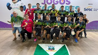 Imagem ilustrativa da imagem Time de handebol de Cariacica conquista título estadual dos Jogos Escolares