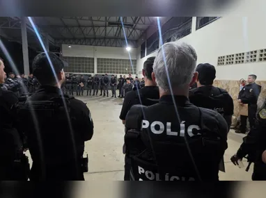 Ao todo, mais de 80 policiais participam da operação