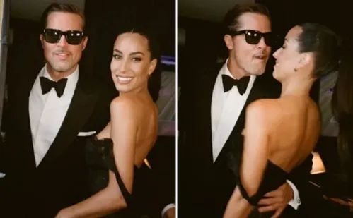 
          Imagem ilustrativa da imagem Brad Pitt oficializa namoro com designer no casamento de Taylor Swift
          