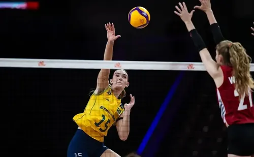 
          Imagem ilustrativa da imagem Brasil perde para Alemanha e fica sem invencibilidade e liderança na VNL
          