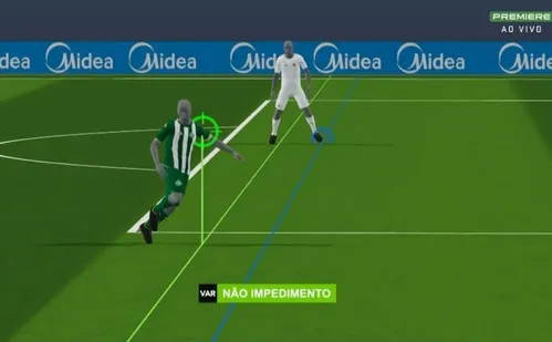
          Imagem ilustrativa da imagem Brasileirão tem primeiro gol com nova tecnologia de impedimento
          
