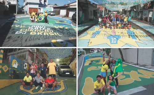 
          Imagem ilustrativa da imagem Disputa de ruas decoradas para torcer pelo Brasil
          