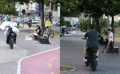 
          Imagem ilustrativa da imagem Flagrantes de irregularidades com bikes elétricas em Vila Velha
          