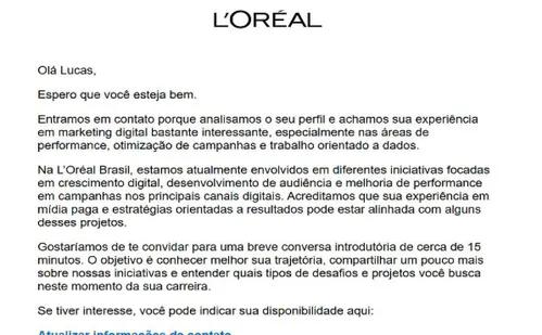 
          Imagem ilustrativa da imagem Golpe usa falsas vagas de emprego da L'Oréal e Coca-Cola para roubar acesso a email
          
