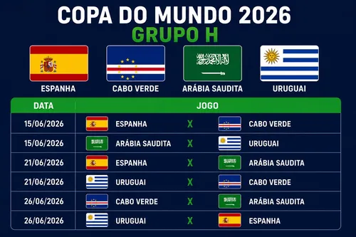 
          Imagem ilustrativa da imagem Grupo H: chave em que os países favoritos falam espanhol
          